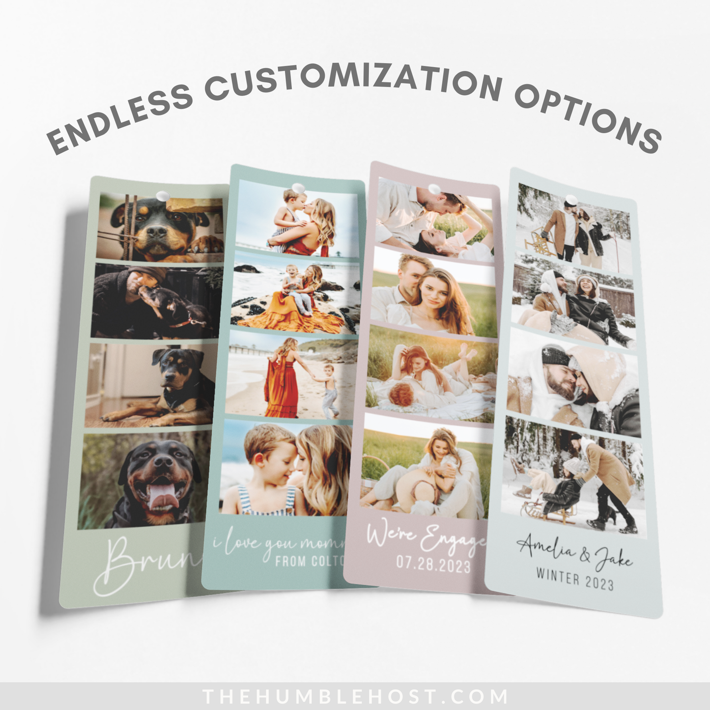 Personalized Bookmark, Custom Bookmark, Photo Bookmark, Personalized Gift, Readers gift, Photobooth Template, Photo Booth Strip, book lover gift, unique gifts, printable bookmark, cricut template, photo strip, bookmark gift, custom photo gift