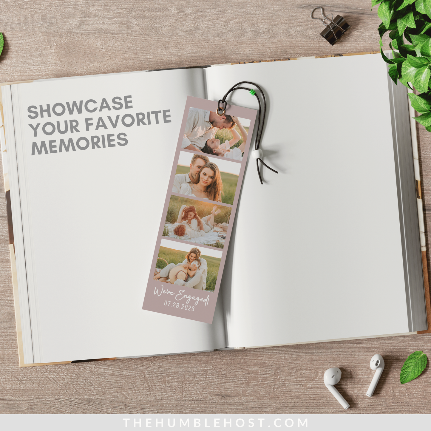 Personalized Bookmark, Custom Bookmark, Photo Bookmark, Personalized Gift, Readers gift, Photobooth Template, Photo Booth Strip, book lover gift, unique gifts, printable bookmark, cricut template, photo strip, bookmark gift, custom photo gift