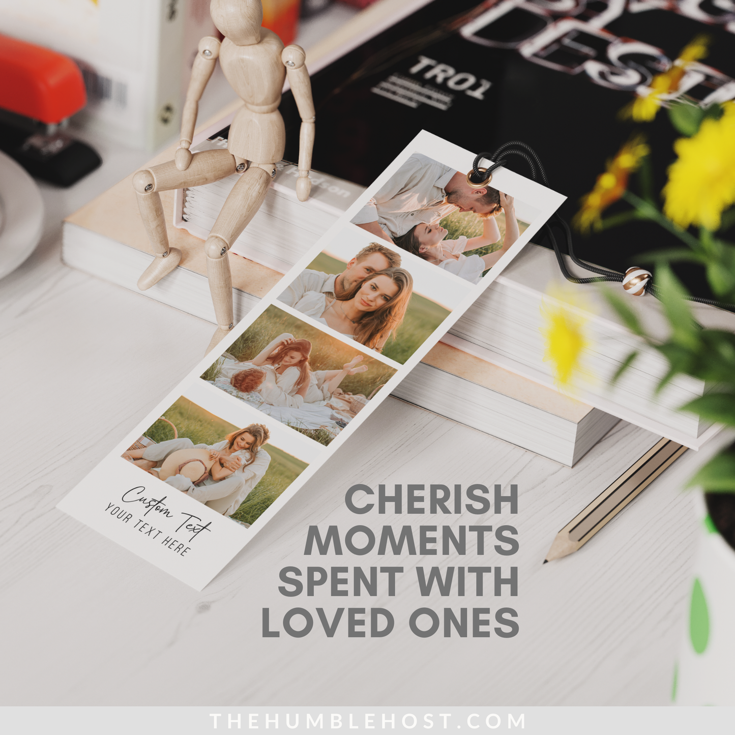 Personalized Bookmark, Custom Bookmark, Photo Bookmark, Personalized Gift, Readers gift, Photobooth Template, Photo Booth Strip, book lover gift, unique gifts, printable bookmark, cricut template, photo strip, bookmark gift, custom photo gift
