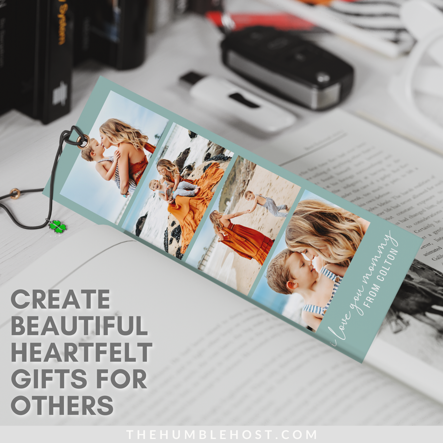 Personalized Bookmark, Custom Bookmark, Photo Bookmark, Personalized Gift, Readers gift, Photobooth Template, Photo Booth Strip, book lover gift, unique gifts, printable bookmark, cricut template, photo strip, bookmark gift, custom photo gift