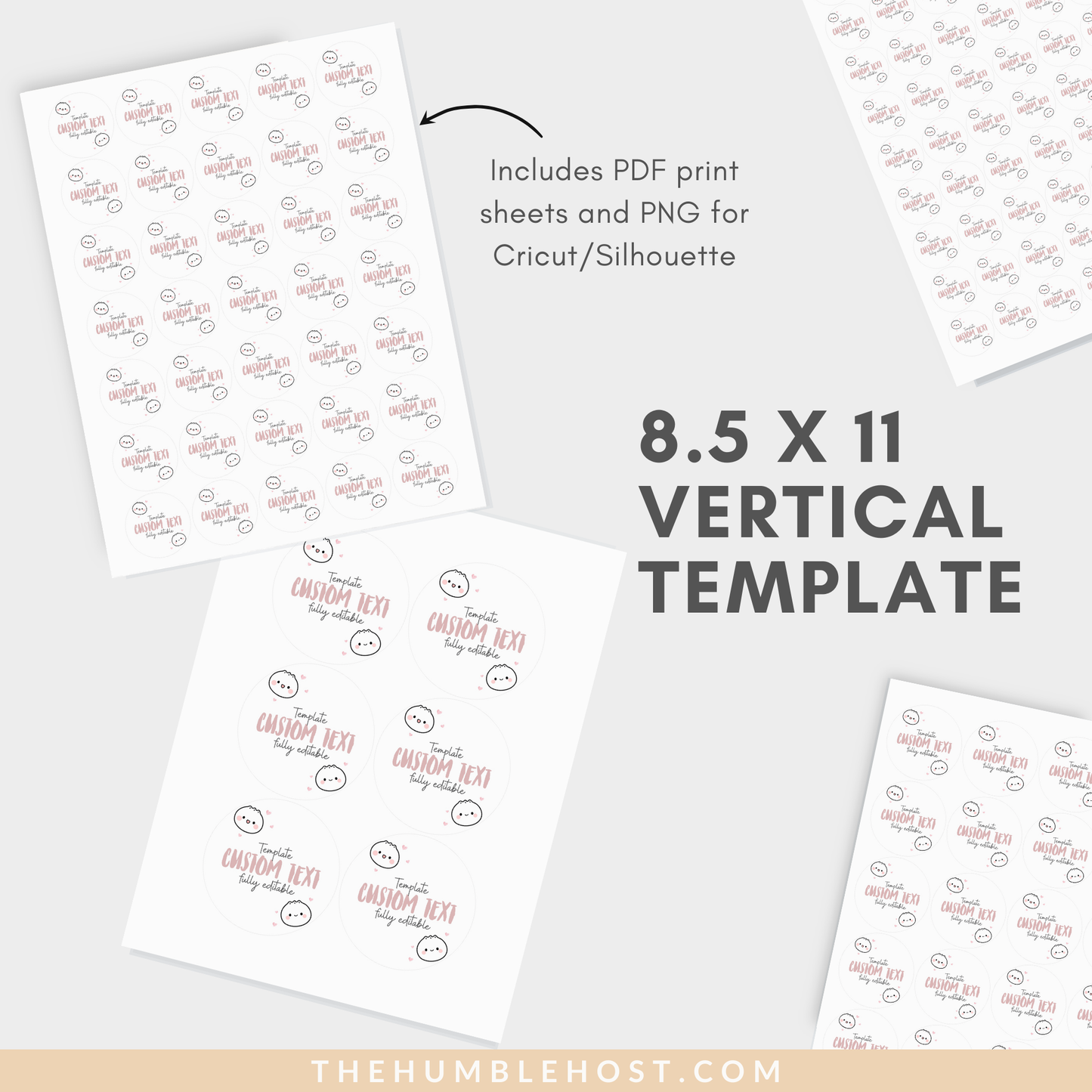 Cute Dumpling Sticker Tags, Printable Little Dumpling Tags, Bao Thank You Tags, Dim Sum Favor Editable Template, Printable Baby Shower, diy party decor, diy party favors, editable tags, thank you stickers, printable stickers, kawaii, dumpling theme