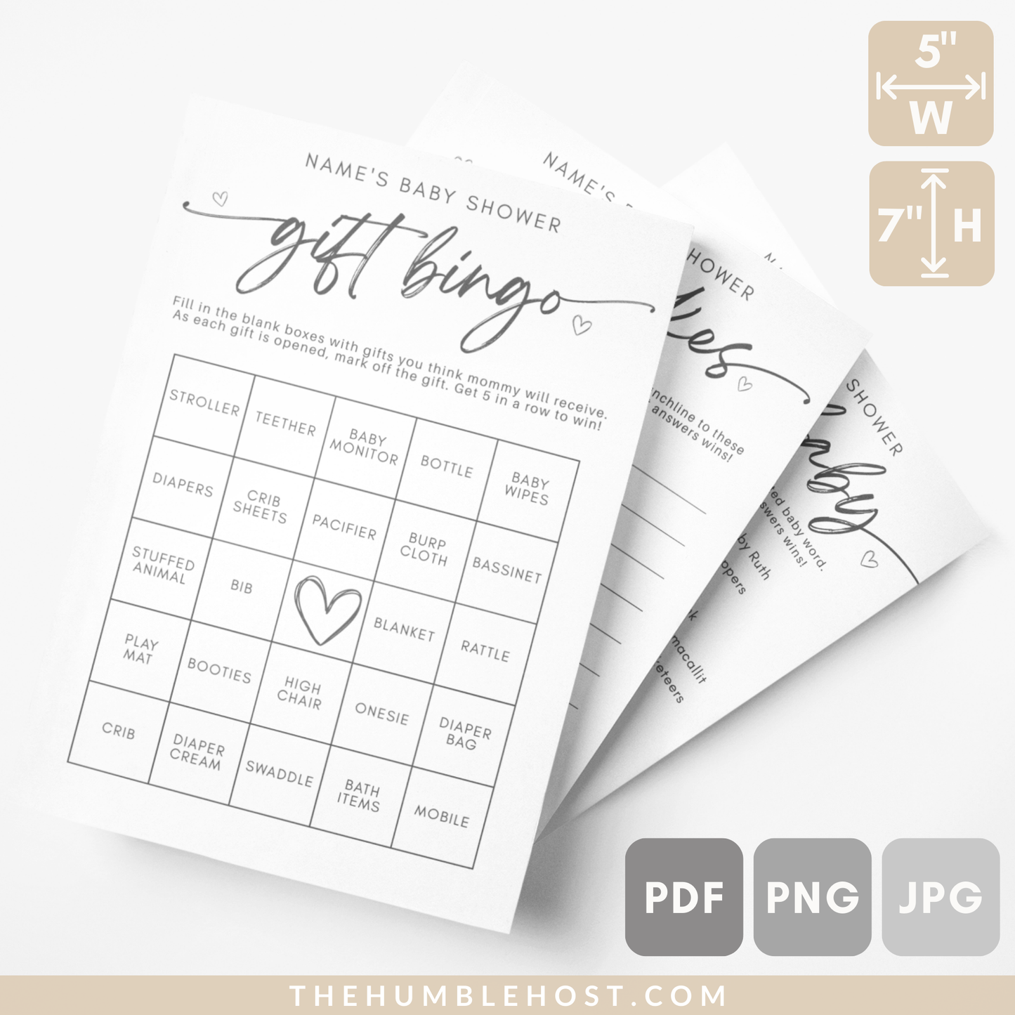 Baby Shower Game Set, Minimalist Shower Games, Gender Neutral Printable Baby game Bundle, Bingo, trivia, baby shower bundle, baby shower signs, editable template, minimal baby shower, modern baby shower, printable baby games, shower game bundle