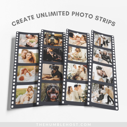 Personalized Bookmark, Custom Bookmark, Photo Bookmark, Personalized Gift, Book Lover Gift, Camera Film Strip, Vintage Photography Gift, personalized gifts, unique gifts, printable bookmark, cricut template, custom photo gift, bookmark template