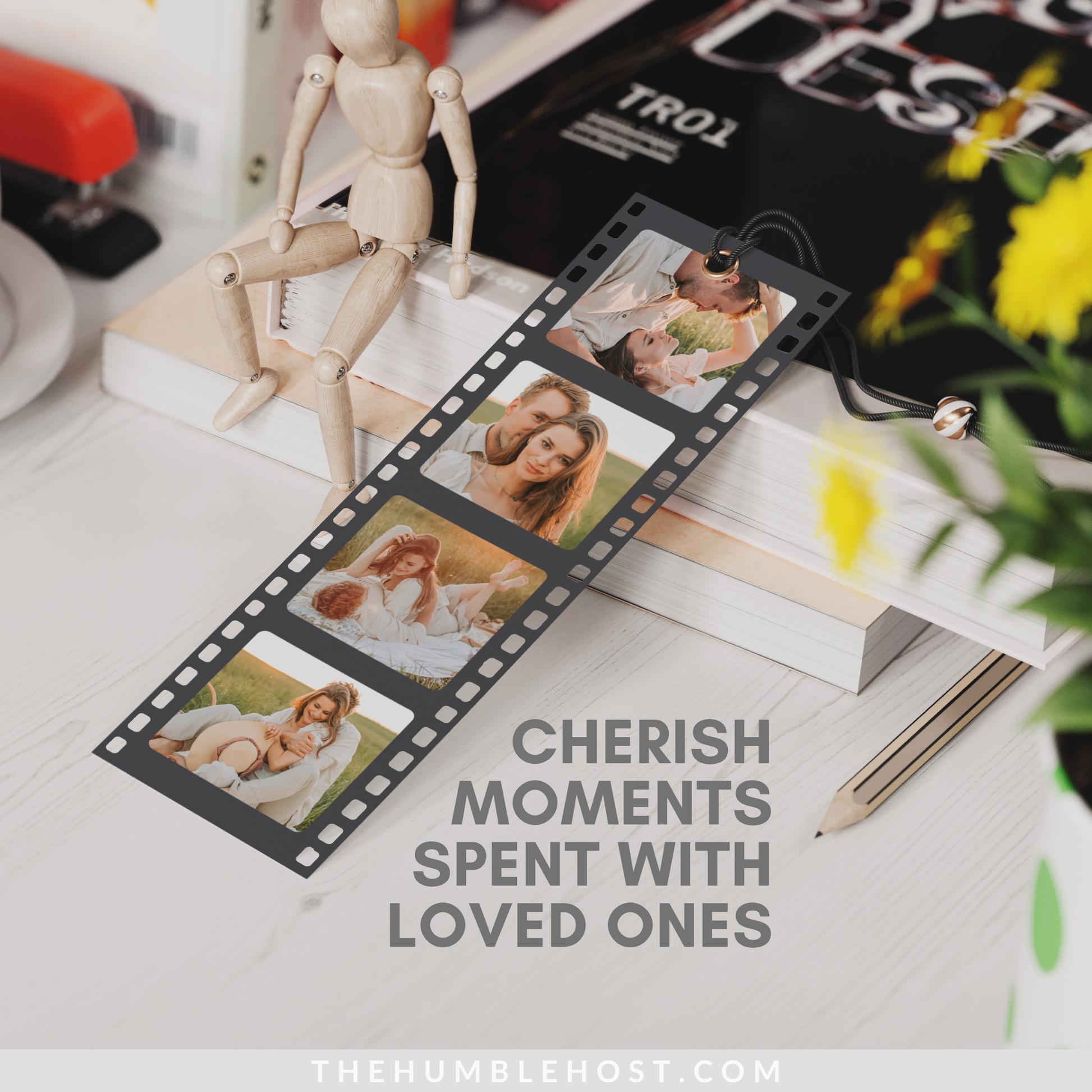 Personalized Bookmark, Custom Bookmark, Photo Bookmark, Personalized Gift, Book Lover Gift, Camera Film Strip, Vintage Photography Gift, personalized gifts, unique gifts, printable bookmark, cricut template, custom photo gift, bookmark template