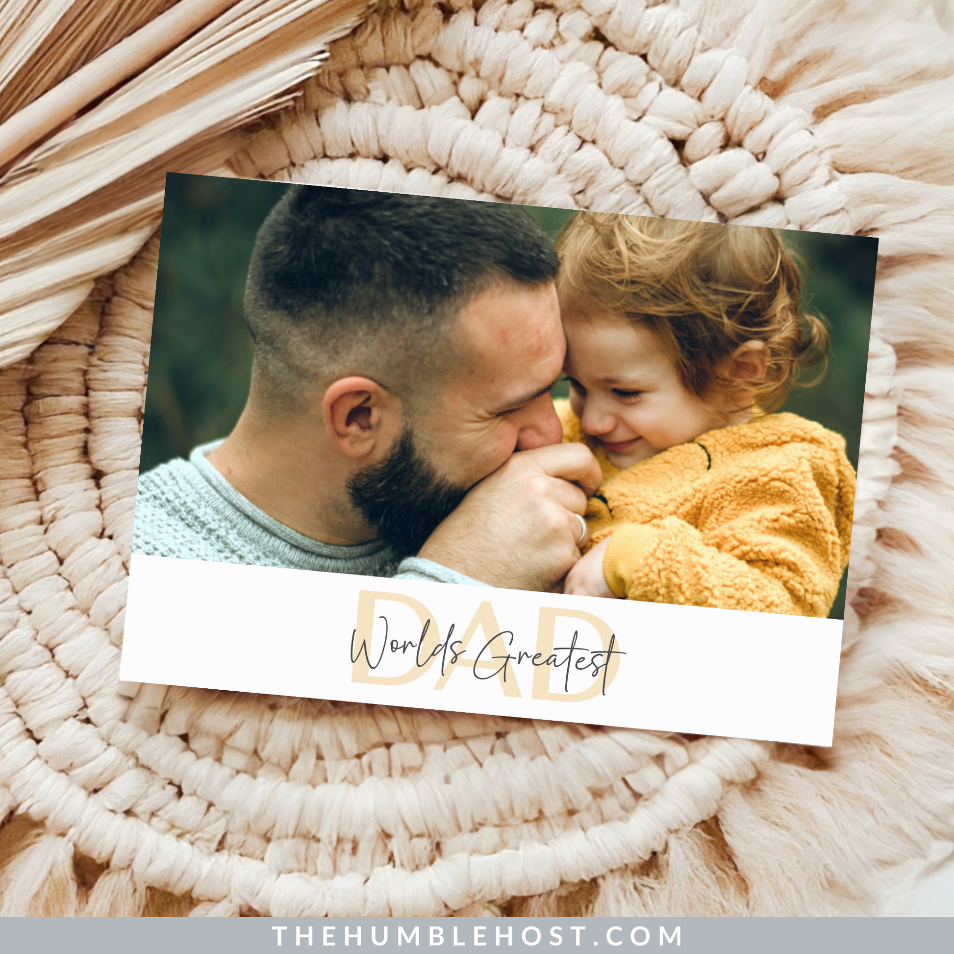 Card for Dad, Printable Custom Photo Greeting Card Template, Personalized Fathers Day Birthday Card, Gift For Dad, Instant Download, card for stepdad, custom dad card, keepsake card, father birthday card, for dad from kids, happy fathers day for him