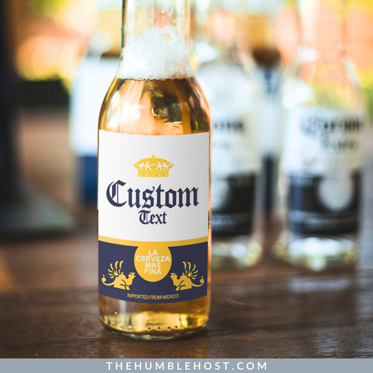 Custom Corona Beer Label | Personalized Cerveza | Editable Template