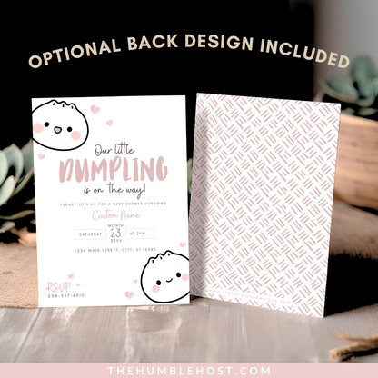 Little Dumpling Baby Shower Invitation Set, Dumpling Baby Shower Invitation, Bao Dumpling Baby Shower Bundle, Books for Baby, Diaper Raffle, baby shower bundle, baby shower suite, baby sprinkle, welcome baby, editable template, baby shower invite