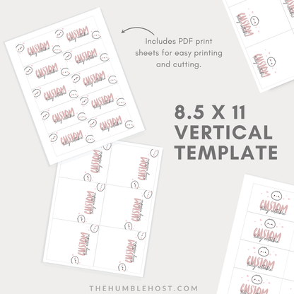 Cute Dumpling Table Cards, Dim Sum Place Cards, Bao Name Cards, Printable Buffet Cards, Editable Template, Little Dumpling Baby Shower Set, escort cards, food cards, diy party decor, bao dumpling shower, cute dumpling, little dumpling, dim sum kawaii