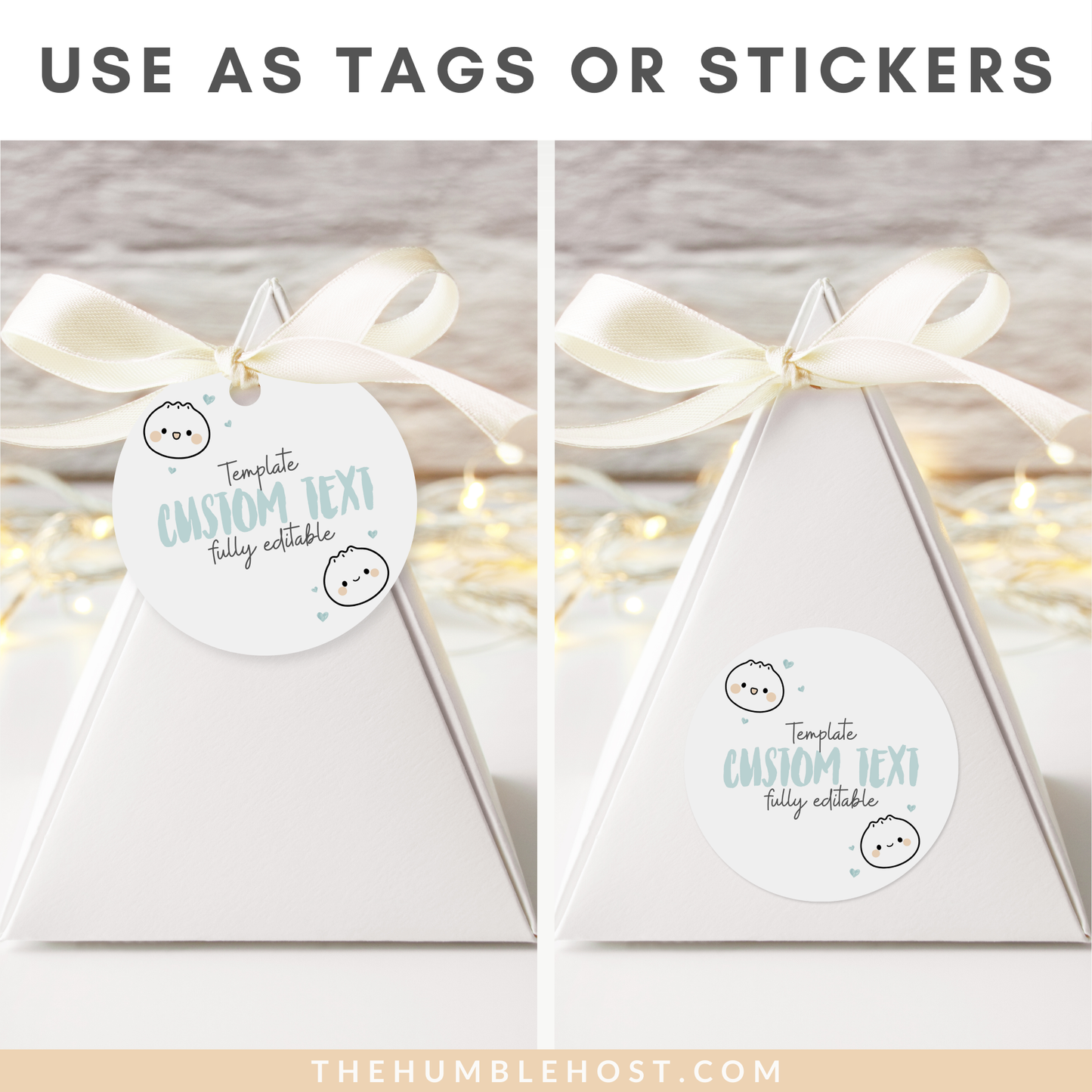 Cute Dumpling Sticker Tags, Printable Little Dumpling Tags, Bao Thank You Tags, Dim Sum Favor Editable Template, Printable Baby Shower, diy party decor, diy party favors, editable tags, thank you stickers, printable stickers, kawaii, dumpling theme