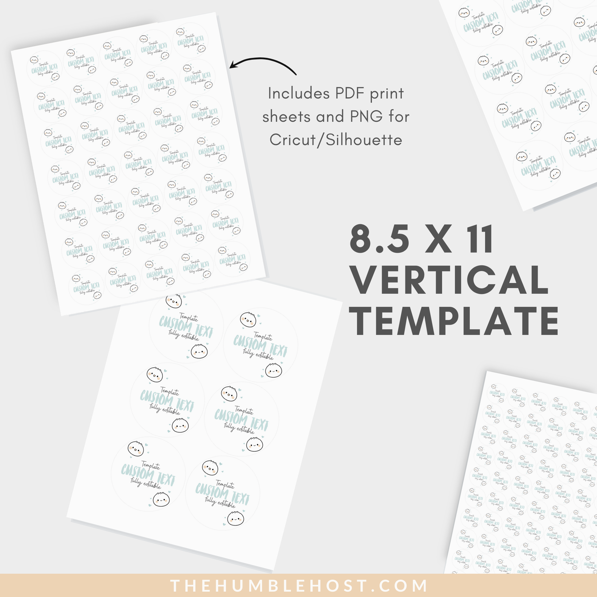Cute Dumpling Sticker Tags, Printable Little Dumpling Tags, Bao Thank You Tags, Dim Sum Favor Editable Template, Printable Baby Shower, diy party decor, diy party favors, editable tags, thank you stickers, printable stickers, kawaii, dumpling theme
