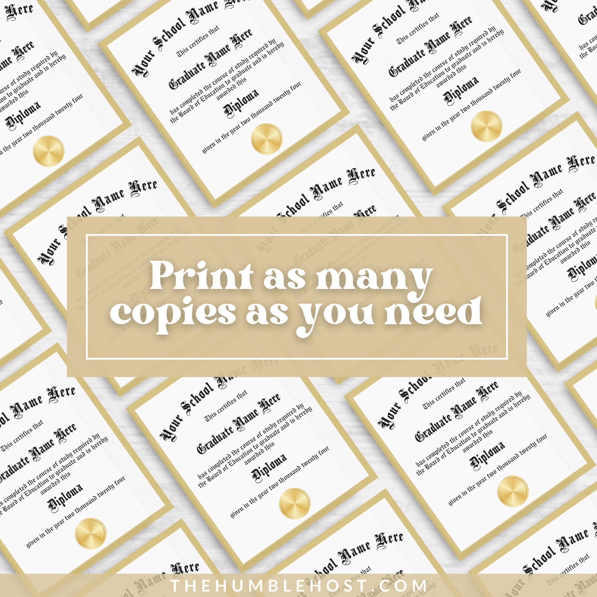 Personalized Graduation Cupcake Toppers, Custom Mini Diplomas, Graduation Party Decorations, Class of, graduation, custom party decor, graduation decor, graduation diploma template, graduation favors, graduation name, high school grad