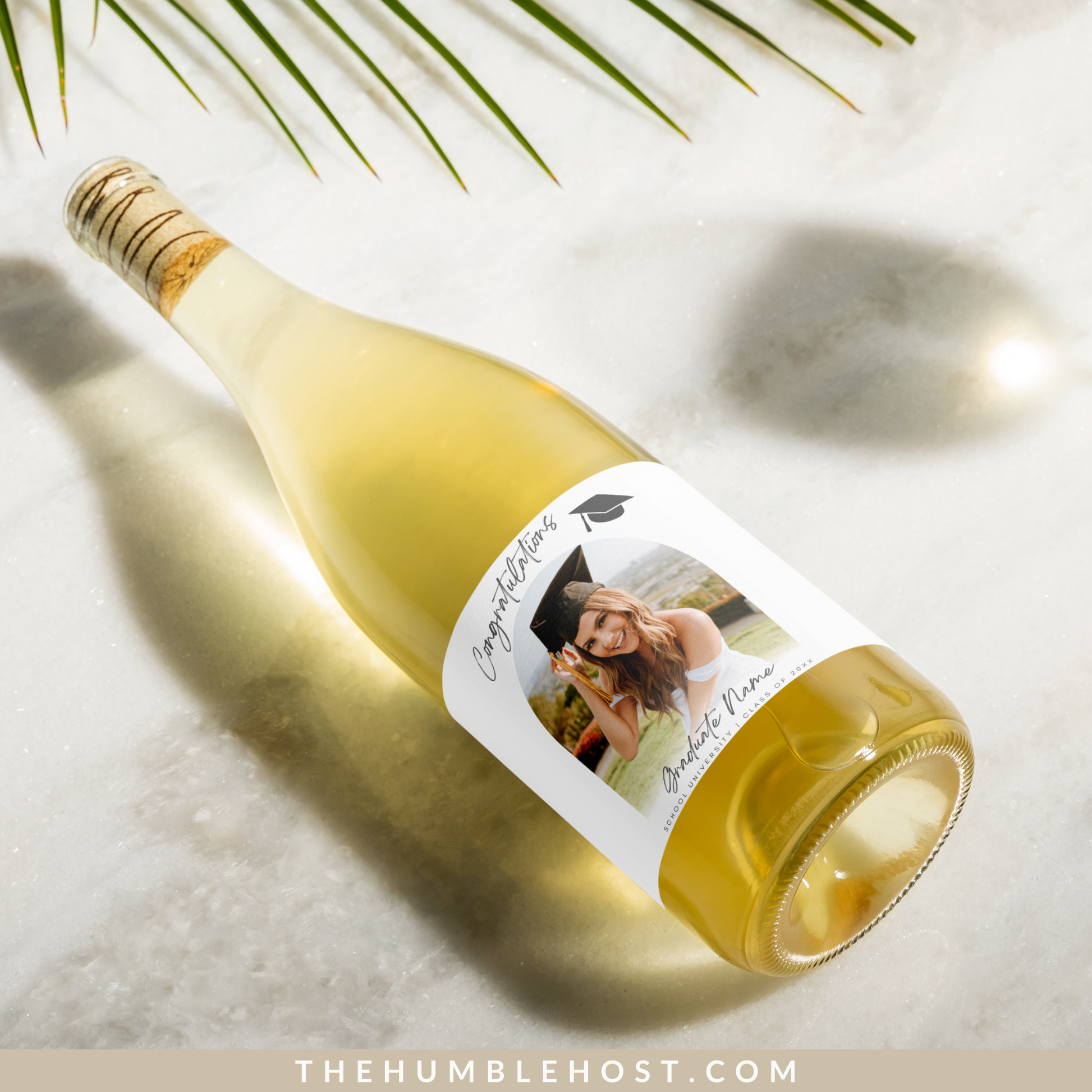 Graduation Wine Labels, Custom Champagne Labels, Gift for Grad, Graduation Party Favors, Graduation Gift, Custom Photo Editable Template, congrats grad, congratulations, custom gift, grad party decor, label with picture, personalized gift photo label