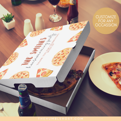 Pizza Box Label, Printable Pizza Theme Template, Pizza Party Favor, Personalized Printable Label, Party Decor, Slice Slice Baby, Food Favor, pizza favor, pizza shower, pizza birthday, slice of fun, pizza box template, custom favor, custom pizza box