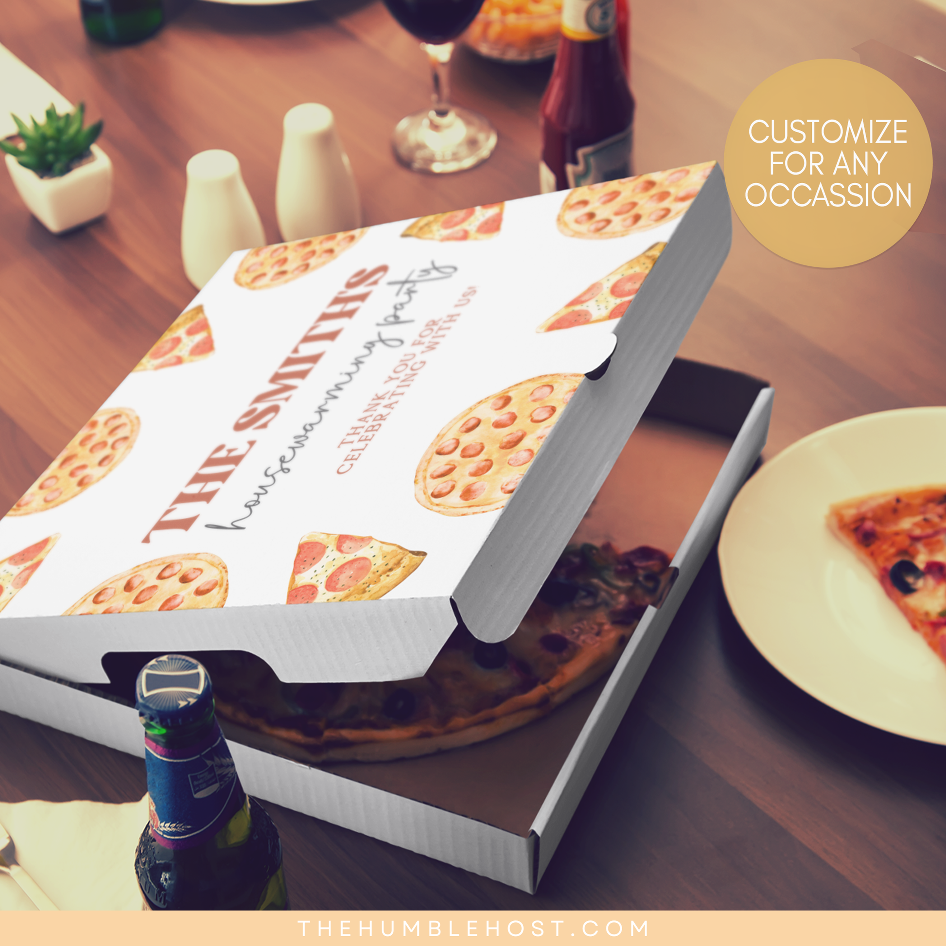 Pizza Box Label, Printable Pizza Theme Template, Pizza Party Favor, Personalized Printable Label, Party Decor, Slice Slice Baby, Food Favor, pizza favor, pizza shower, pizza birthday, slice of fun, pizza box template, custom favor, custom pizza box