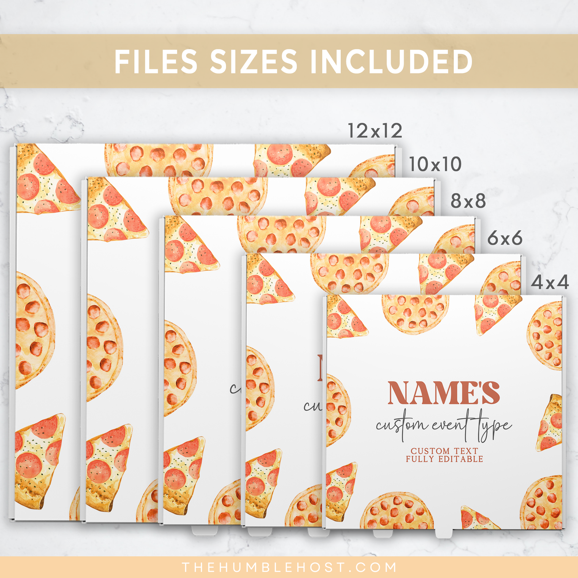 Pizza Box Label, Printable Pizza Theme Template, Pizza Party Favor, Personalized Printable Label, Party Decor, Slice Slice Baby, Food Favor, pizza favor, pizza shower, pizza birthday, slice of fun, pizza box template, custom favor, custom pizza box