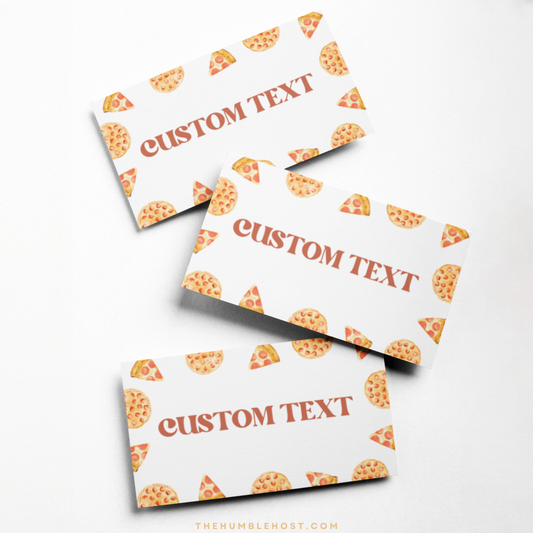 Pizza Table Cards, Pizza Party Buffet Card Editable Template, Slice Slice Baby Place Cards for Pizza Baby Shower, Pizza Birthday Party, Pizza Themed, pizza party decor, pizza name cards, pizza event, pizza tower, cheese pizza, escort cards