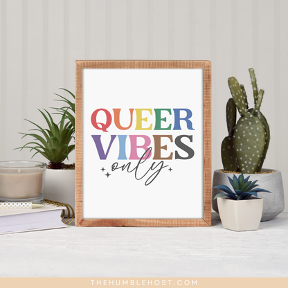 Subtle Pride Wall Art, Your True Colors Are Beautiful, Pride Month Decor, LGBTQ+, Queer, Rainbow, Printable Instant Download, Quote Sign